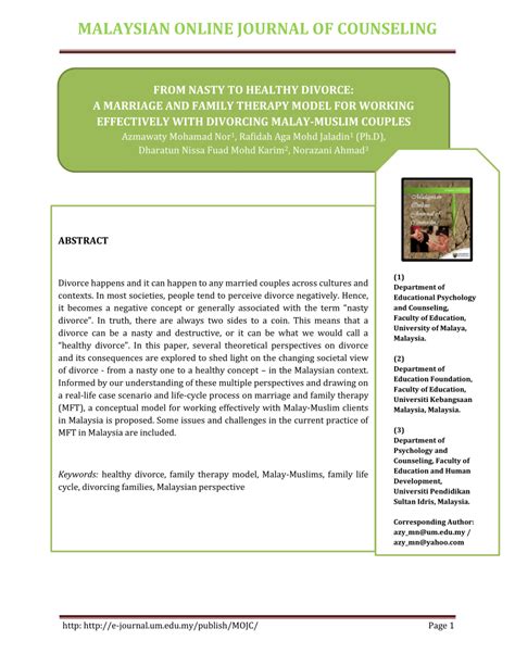 (PDF) MALAYSIAN ONLINE JOURNAL OF COUNSELING FROM NASTY TO ...