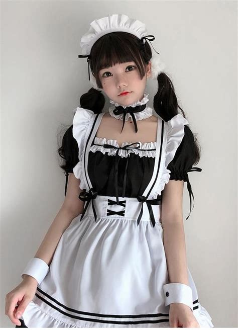 Sexy Cosplay Maid Costume Anime Women French Maid Outfit Dress Etsy