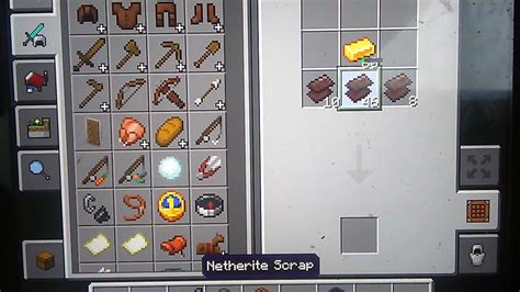 How To Get Netheright Tools In Minecraft Youtube