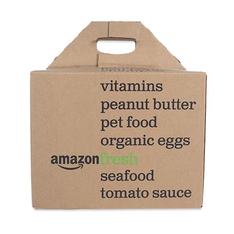 Amazon Fresh Cardboard Box