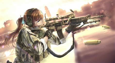 Anime Military Girls Wallpapers Wallpaper Cave