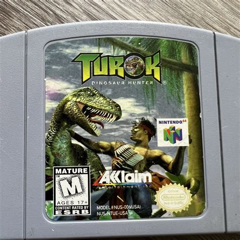 Turok Dinosaur Hunter Nintendo N Game Authentic Misiondeamor Com Mx