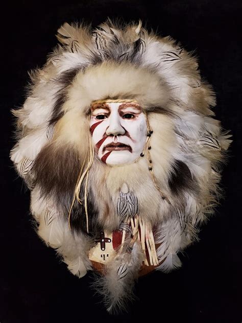 Spirit Mask By Cindy Jo Popejoy Native American Spirit Mask Etsy Uk