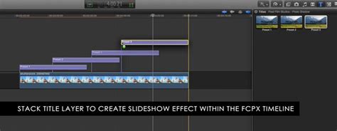 Then you can simply add your text and adjust how round you want the lower. Photo Layers - Slideshow Theme for FCPX