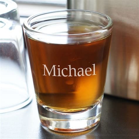 Shot Glass Engraved With Name Or Initials Tsforyounow