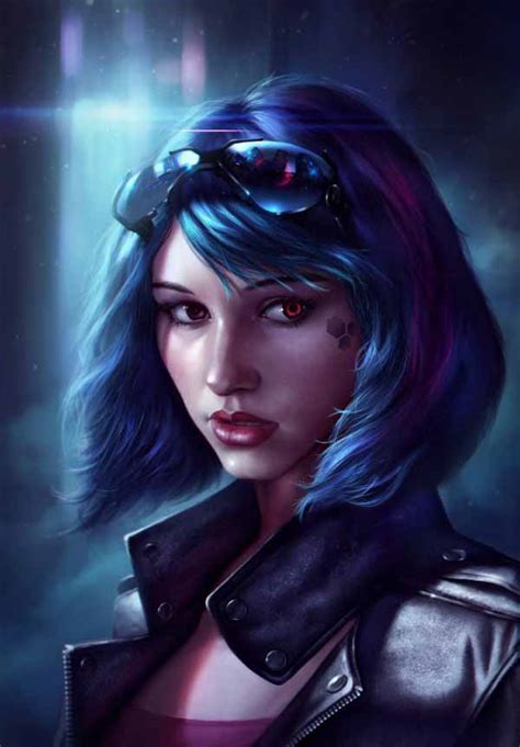 64 Badass Cyberpunk Girl Concept Art And Female Character Designs