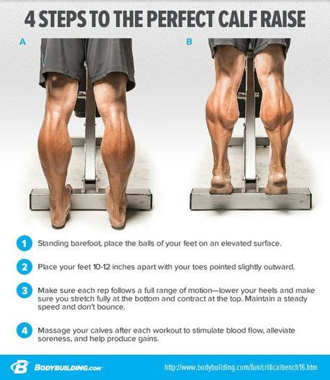 Perfect Calf Raises Calf Exercises Weight Training Workouts Workout