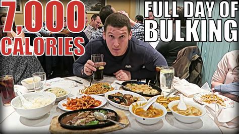 7000 Calories Full Day Of Bulking Youtube