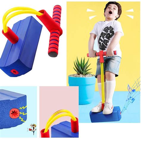 Kid Foam Pogo Jumper Soft Pogo Stick Jump Bounce Space Balance Exercise