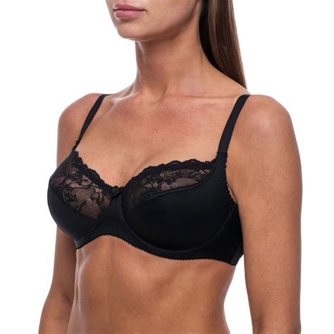 Sheer Lace Full Support Bra Minimiser Plus Size Comfort Full Cup Coverage Ladies Ebay