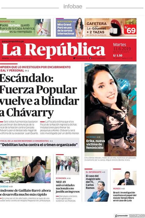 la republica peru 11 de junio de 2019 infobae