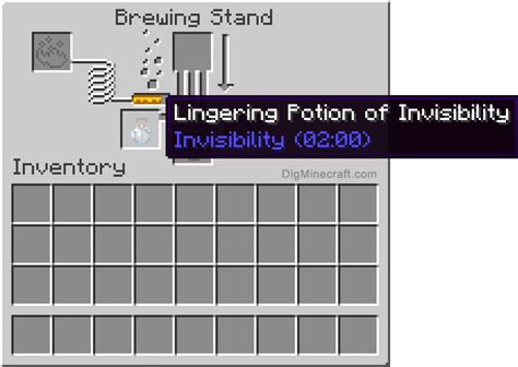 How To Make A Lingering Potion Of Invisibility 200 In Minecraft