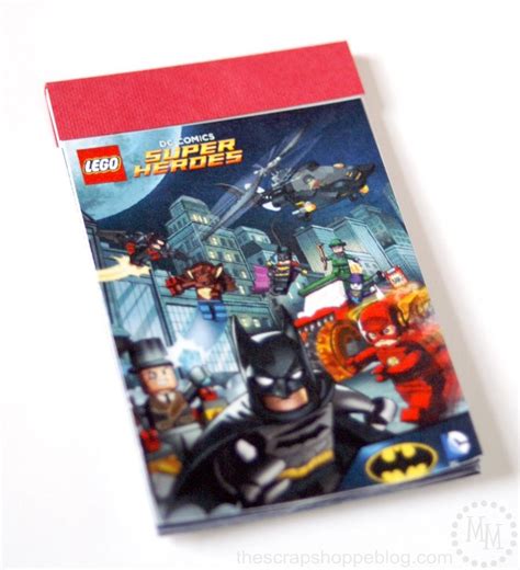 Diy Mini Lego Superhero Comic Books The Scrap Shoppe