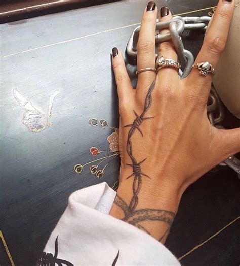 Black ink barbed wire tattoos Black barbwire tattoo. #Tattoo #TattooInspo | Tattoos ...