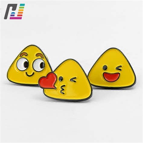 Buy Funny Emoji Pin In Brooch Enamel