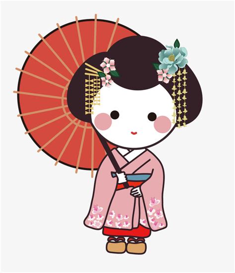 日本女孩素材图片免费下载高清卡通手绘psd千库网图片编号7077110