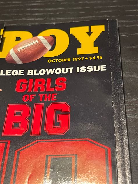 October Playboy Magazine Girls Of The Big Ten Tommy Etsy