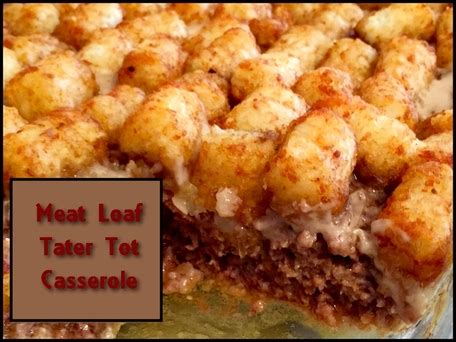 If you're lucky enough to have leftover meatloaf in your refrigerator, decide how you'd like to use it up. Meat Loaf Tater Tot Casserole