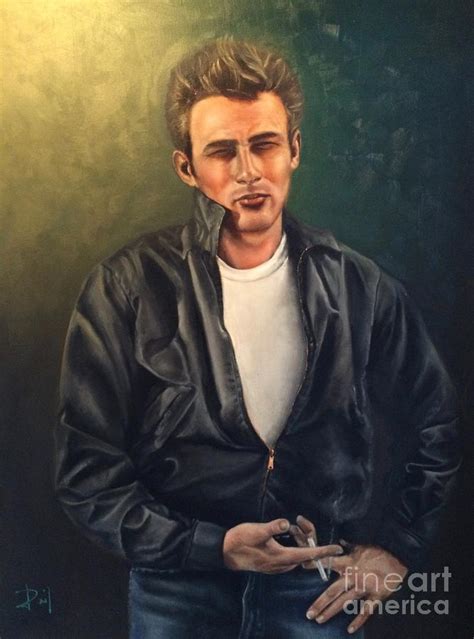 James Dean Painting By David Roby Pixels