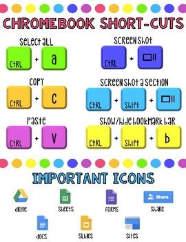 The link to download chromebook keyboard shortcut. Chromebook Shortcuts Multi-Color by ChromeCamp2018 | TpT