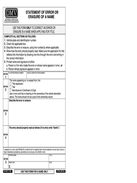 Oregon Statement Of Error Fill Out And Sign Online Dochub