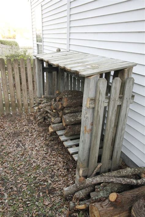 37 Brilliant Diy Outdoor Firewood Storage Ideas Home Design And