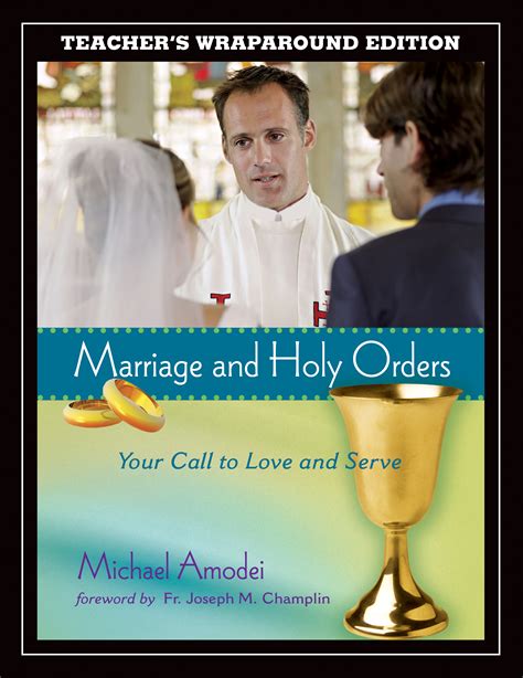 Marriage And Holy Orders Teachers Manual Ave Maria Press