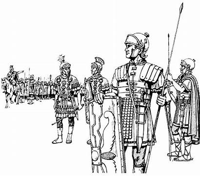 Coloring Army Ancient Rome Battlefield Roman Romeinen