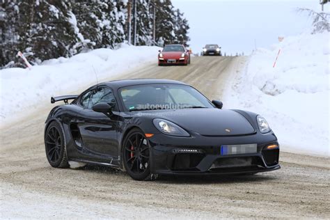 Porsche Cayman Gt Revealed By Naked Tester Has Gaping Front Intakes Autoevolution