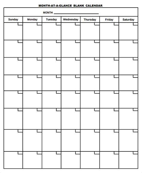Free 7 Sample Printable Calendar Templates In Pdf Ms Word Calendar