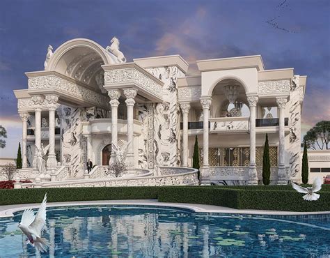New Classic Villa In Lebanon On Behance Classic Villa Classic House