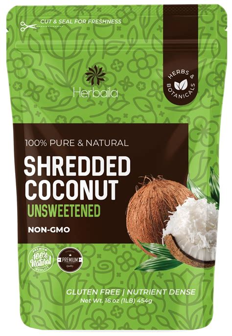 Buy Shredded Coconut Unsweetened 1 Lb Unsweetened Coconut Flakes