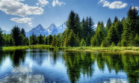 Download Wallpaper Peaceful Lake And Landscape Nature