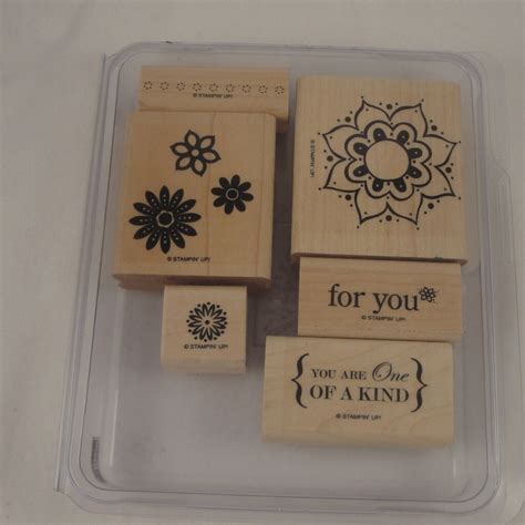One Of A Kind Stampin Up Retired Stamp Set By Stampscrapsupply