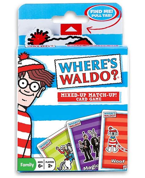 Can you find waldo (wally) in the picture below? University Games Where's Waldo Mixed-Up Match-Up Card Game ...