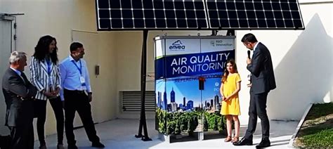 Worlds Premiere Solar Air Quality Monitoring Station Envea
