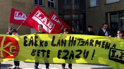 Admissions office at el centro. LAB denuncia el bloqueo impuesto por Kristau Eskola en los ...