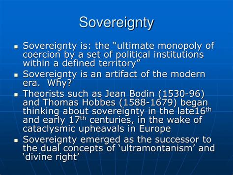 Ppt Sovereignty And The State Powerpoint Presentation Free Download