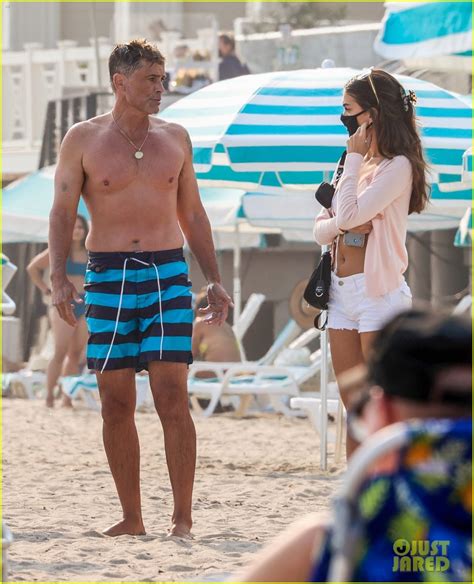 rob lowe shows off fit shirtless figure at the beach photo 4477353 rob lowe shirtless