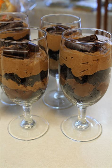 Even dark like 70% if you. Blog as you Bake: Dark Chocolate Mousse Parfaits