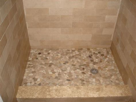 River Stone Shower Pebble Tile Shower Floor Bathroom Floor Tiles