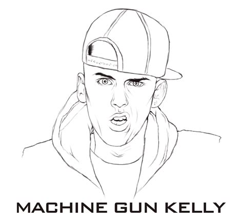 Try to color manny cartoons to. MGK by MonsterGrafix on DeviantArt