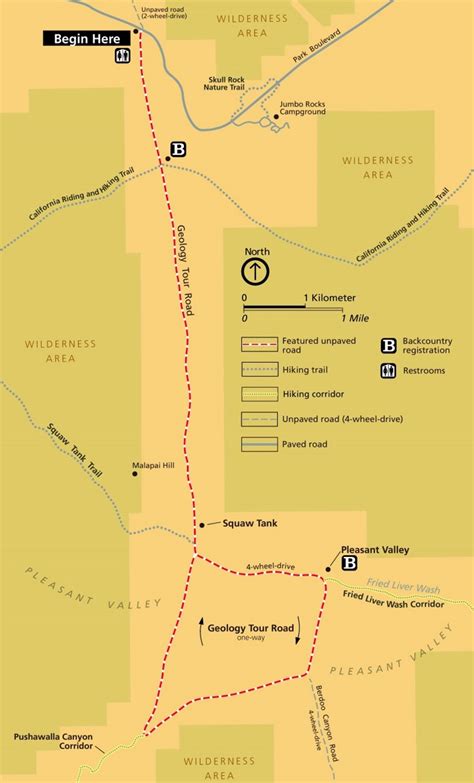 Map Of Joshua Tree National Park Maps Location Catalog Online