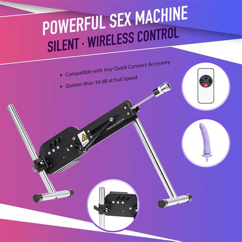 Portable Thrusting Dildo Sex Machine W Remote Control And Big Realistic Dildo Ebay
