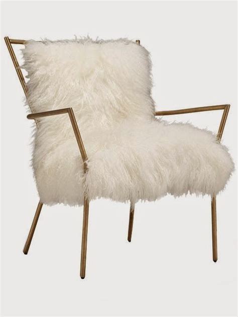 Decorate Your Interiors With White Faux Furs Fur Chair Chair Design