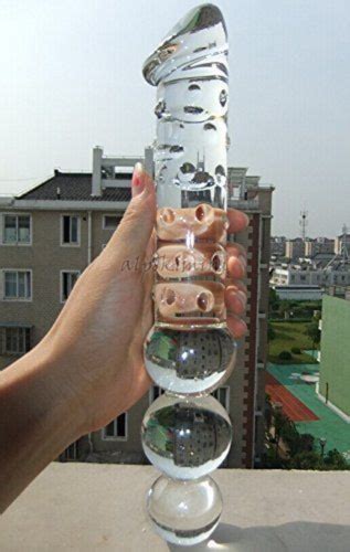 Large Glass Dildo Huge Glass Anal Toys Anal Beads Woman Masturbation