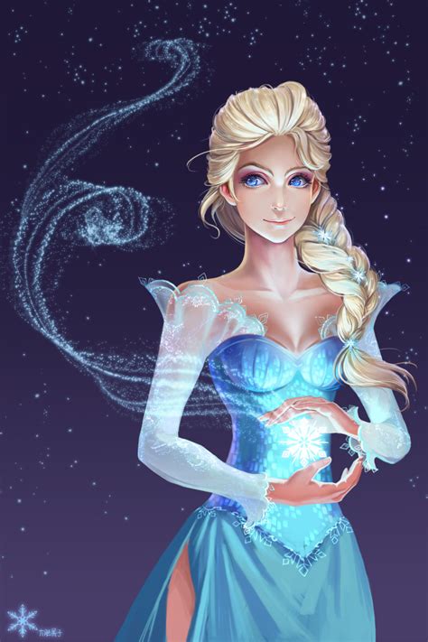 Safebooru 1girl Absurdres Blonde Hair Blue Eyes Braid Disney Dress