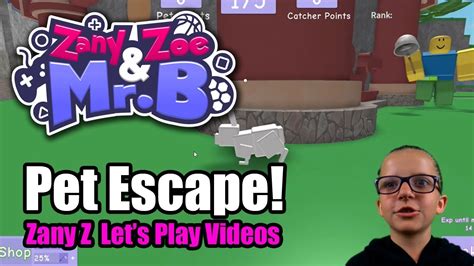 Roblox Pet Escape Zany Zs Lets Play Youtube