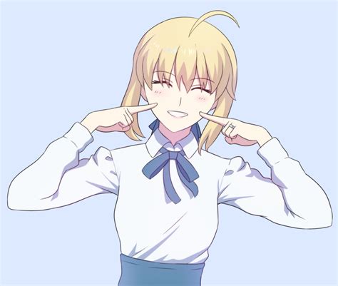 Wallpaper Fate Series Fate Stay Night Anime Girls Blonde Smiling Saber Arturia Pendragon