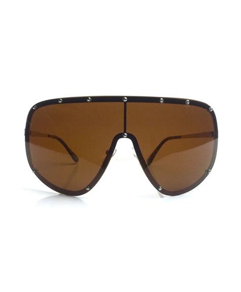 oversized xxl huge large shield wrap designer womens polarized sunglasses brown cw12bnmqx15